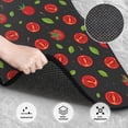 thumbnail image 3 of Zufioo Tomatoes1 Print Car Floor Mats Four-piece Set, Car Interior Accessories - Corrosion-resistant, Non-Slip, Suitable for Cars, Trucks, Vans, 3 of 7