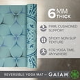 thumbnail image 2 of Esterilla de yoga Gaiam Premium con estampado de 6 mm, reversible, extra gruesa, 2 of 3