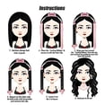 thumbnail image 3 of Rodillo De Pelo Sin Calor, Varilla Para Rizar, Diadema Para Mujer, Rizador De Pelo Sin Calor Para Cabello Largo Serendint CE008918-01, 3 of 6