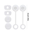 thumbnail image 3 of Cubiertas De Paja 6 unids/set tapa de paja tapón de derrames tapón antifugas de silicona para tazas de 30/40 oz, 3 of 8