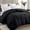 Black Comforter-California King Comforter, variant on 2100 Series Queen Comforter All Season Breathable White Soft 4d Spiral Fiber Quilted Down Alternative Duvet Insert With Corner Tabs Luxury Hotel Style (88"x88")