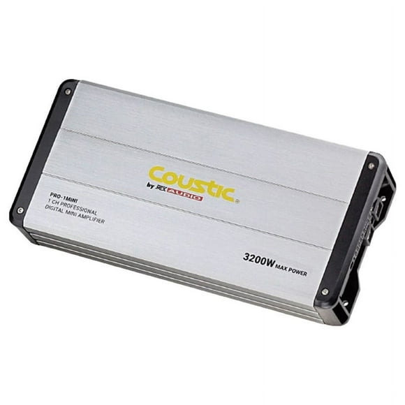 Amplificador COUSTIC MINI DIGITAL 2250Wx1 1 Ohm 4500W MAX PRO-1XP