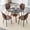 Black Table+Brown Chairs (PU）, variant on Hi loPres 5-Piece Dining Table Set for 4, 31.5" White Round Desk with Storage Basket, Four Reddish-Brown PU Chairs, Modern Apartment Kitchen