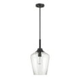 thumbnail image 2 of Matte Black One Light Pendant from the Carlton Collection, 2 of 5