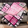 thumbnail image 5 of Mom Blanket Gift for Mom for Mothers Day from Daughter Mom Gift from Son - Best Mom Ever Pink Blanket for Sofa Bed-Birthday for Mother from Son Daughter 50''x60'', 5 of 5
