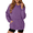 Purple, variant on Rosvigor Vintage Hoodies for Women Acid Wash Hoodies Women Oversized Pullover Tops Streetwear Sweatshirts with hooded
