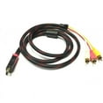 thumbnail image 2 of HDMI to AV adapter HD computer to TV Lotus yellow red White audio and video conversion line without chip, 2 of 5