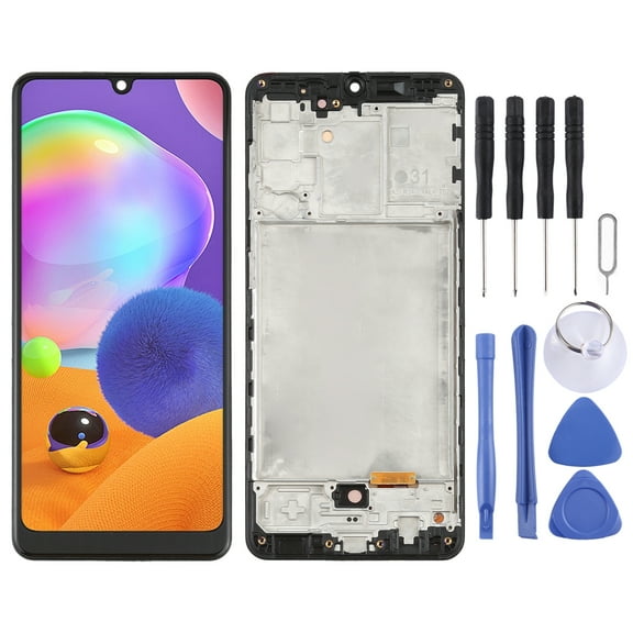 Cellphone Repair Parts OLED LCD Screen for Samsung Galaxy A31 SM-A315 (6.33 inch) With Digitizer Full Assembly with Frame LCD Display Touch Screen