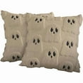 thumbnail image 3 of Fundas y fundas de almohada de terciopelo de fantasma de Halloween, 45 cm, beige, 3 of 5