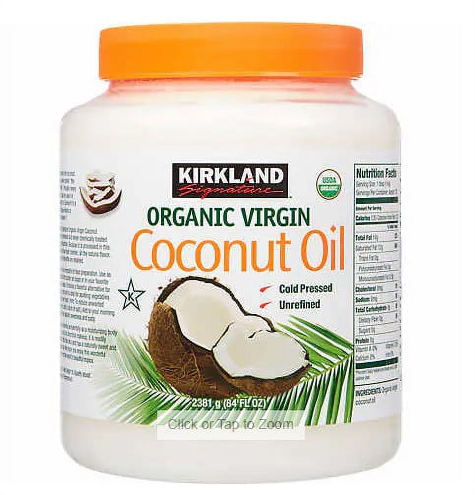 Kirkland Signature, Organic Virgin Coconut Oil, 84 oz, Cold