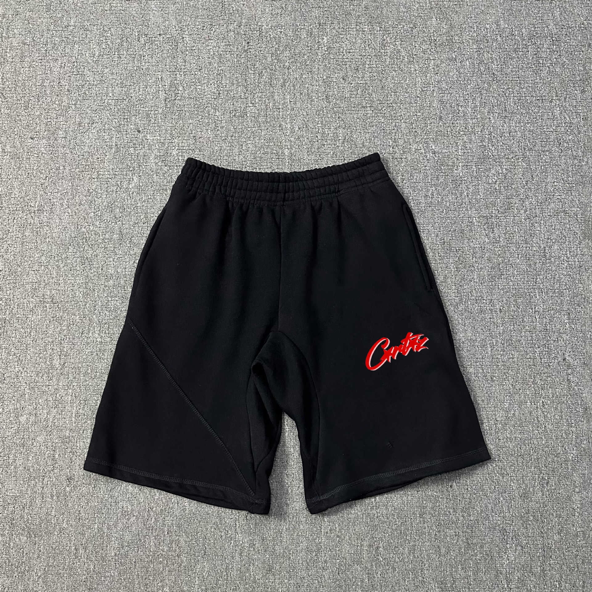 Corteiz short Alcatraz shorts ship print shorts trend hip-hop