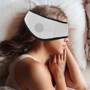 WRISTBIQUE 2Pcs Plush Adjustable Sleep Mask with Ear Cover Noise Insulation Earmuffs for Sleep