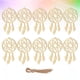 thumbnail image 3 of EeaseMX 20 piezas de red atrapasueños para decoración del hogar, colgante de madera, adornos creativos de pared, atrapasueños (beige, primer diseño), 3 of 7