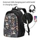 thumbnail image 2 of Disketp Wildflower Watercolor 1 Mochila de Viaje Estampada para Laptop con Puerto de Carga USB, Mochila Impermeable para Computadora – Regalo para Hombres y Mujeres, 2 of 7