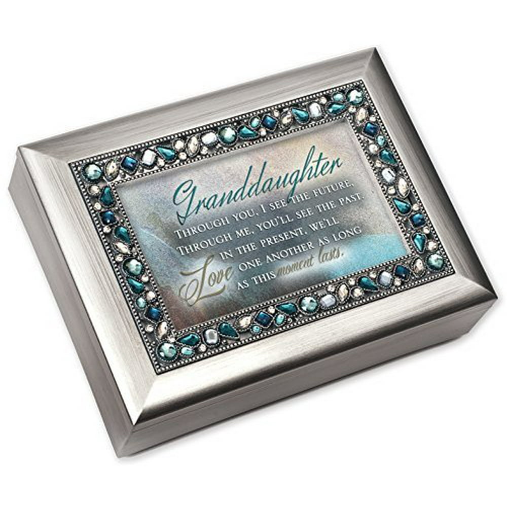 Cottage Garden Granddaughter Cottage Garden Jeweled Musical Music Jewelry Box Plays You Light