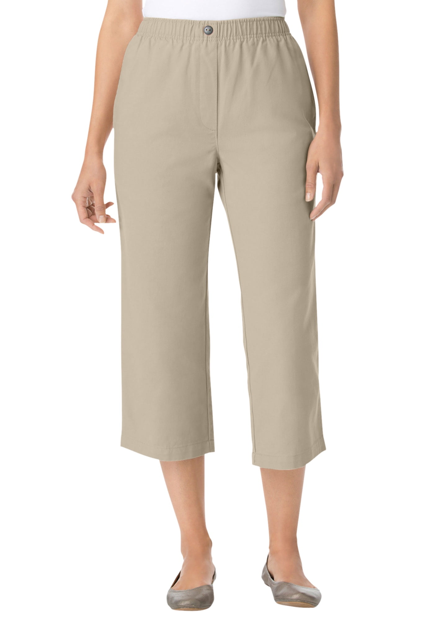 women's plus size petite capris