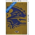 thumbnail image 3 of NFL Baltimore Ravens - Logo 25 Wall Poster with Pushpins, 22.375" x 34", 3 of 4