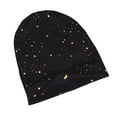 thumbnail image 4 of Beanie Hats for Men and Women, Starry Sky Stars Patterns Adult Unisex Knit Hat Winter Warm Skull Cap, 4 of 7