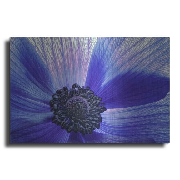 Luxe Metal Art 'Windsong' by Dawn LeBlanc, Metal Wall Art, 24"x16"