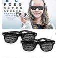 thumbnail image 2 of 2026 2pack Pinhole Glasses For Improving Vision, Black Unisex Eyesight Strengthening Pinhole Glasses, 2 of 2