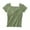 Green, variant on Uaswgudfs Womens Rib-Knit Short Sleeve Crop Top Square Neckline Slim Crop Home sports breathable clothing Cute Tee Top