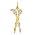 thumbnail image 3 of FB Jewels 14K Yellow Gold Scissors Charm, 3 of 4