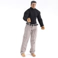 thumbnail image 2 of 1/12 Scale Wired Trench Coat Set with Turtleneck & Pants for 6" Action Figures,doll clothing, 2 of 5