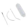 thumbnail image 4 of lionlar Nylon Hair Track Weft Weave Sew Thread + Needle J+I+C For Clip In White, 4 of 5