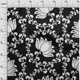 thumbnail image 3 of oneOone Velvet Black Fabric Asian Block Sewing Craft Projects Fabric Prints By Yard 58 Inch Wide, 3 of 4
