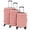Blue, variant on Set of 3 Hardside Luggage, Expandable Rolling Luggage with TSA Lock and Spinner Wheels, Black