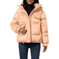 thumbnail image 3 of Pyhlmscde Women's Casual Mid Waisted Thick Warm Puffer Jacket, Puffer Coat Women, Winter Coats for Women, Womens Winter Jacket, 3 of 6