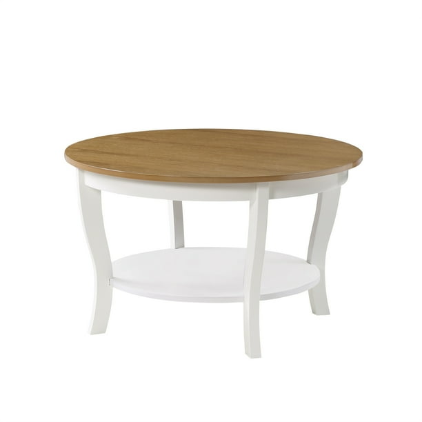Convenience Concepts American Heritage Round Coffee Table Birch Com Convenience Concepts American Heritage, American Heritage Round Coffee Table
