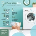 thumbnail image 6 of Pura Vida ECO Laundry Detergent Sheets, Unscented, 3 pack, 90 count, 180 loads, 6 of 8
