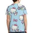 thumbnail image 2 of Hello Kitty T Shirts For Girls Boys, 3d Print Cartoon Graphics T Shirt, Youth Crewneck T-Shirt, Unisex Short Sleeve Top Tees Age 4-16 Years, 2 of 7