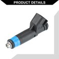 thumbnail image 4 of Inyector de combustible Unique Bargains No.4861238AC Boquilla de inyección de combustible para Dodge Grand Caravan 01-04 3.8L Negro, 4 of 7