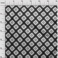thumbnail image 2 of oneOone Georgette Viscose Black Fabric Geometric Bandhani Sewing Craft Projects Fabric Prints By Yard 42 Inch Wide, 2 of 4