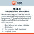 thumbnail image 3 of Merkur-Razor Double Edge Safety Razor Gold Plated, 3 of 7