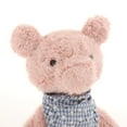 thumbnail image 3 of Muñeco de peluche de 35 cm, suave, bonito y portátil, para coche, casa, sofá, decoración Cerdo rosa, 3 of 5