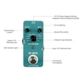 thumbnail image 3 of Efector de instrumentos DIG REVERB Pedal de efectos de guitarra de reverberación digital 9 Tipos de reverberación Decay & Mix Control True Bypass Full Metal Shell M-VAVE Efector de instrumentos, 3 of 5