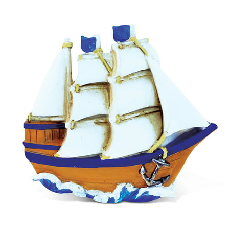 Puzzled Sailboat Nautical Sign Magnet - Boats / Ocean Theme - Unique Elegant Gift and Souvenir - Item