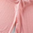 thumbnail image 2 of Girls Loose Fit Faux Silk Rayon Pants for Girl Casual Thin Bow Tie Flare Wide Leg Long Boot Cut Leg Fall Summer Pants 2026 Clothes 6 Months, 2 of 9
