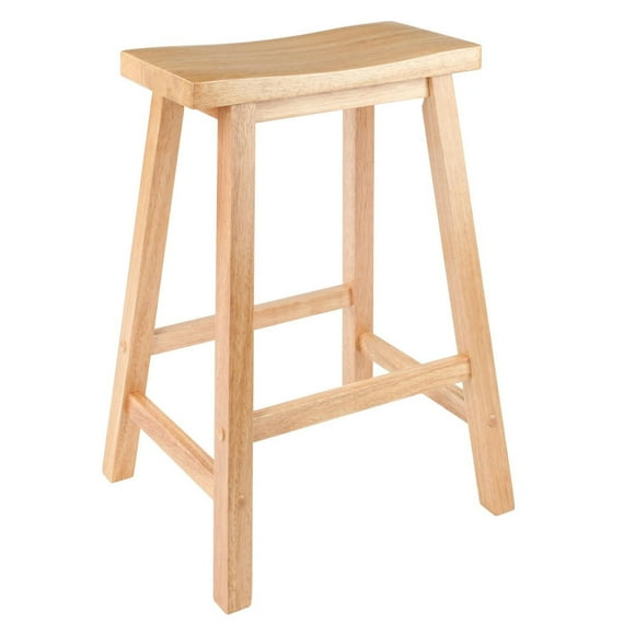 Winsome Satori Saddle Seat Counter Stool, Natural