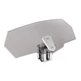 thumbnail image 1 of Universal Clip On Motor Windshield Wind Screen Deflector Extension Spoiler Grey, 1 of 3
