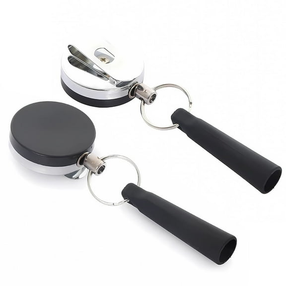 2  Pack Retractable Pull Pen Pencil Holder, Ideal Grip for Markers and Carpenter Pencils, Stretch Silicone Pencil Holder for Carpenters, Waiters, Heavy Duty Handicraft Maker