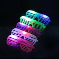 thumbnail image 5 of 20 paquetes de gafas LED, 5 colores de neón, suministros de fiesta que brillan en la oscuridad, favores para niños y adultos, varillas luminosas, gafas iluminadas, aptas para vacaciones, cum, 5 of 5