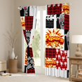 thumbnail image 3 of jejeloiu Movie Theater Theme Black Out Curtains,Vintage Cinema Ticket Curtains Pack of 2 (42x63 Each),Sweet Popcorn Bedroom Curtains For Men Women,Microfiber Bedroom Decor, 3 of 6