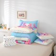 thumbnail image 6 of Manfei 3D Print Axolotl 7 Pieces Full Size Bedding Sets,Watercolor Animals Pattern Full Size Bed in a Bag,Polkadot Reversible, 6 of 7