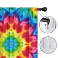 thumbnail image 4 of Blackout Kids Curtains,Colorful Tie Dye Mandala Pattern Childrens Insulated Curtains Set Of 2,Bedroom Essentials,Toddler Room Decor 42"x54", 4 of 5