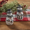 thumbnail image 2 of Park Designs Sketchbook Snowman Couple Salt and Pepper Set, 2 of 3