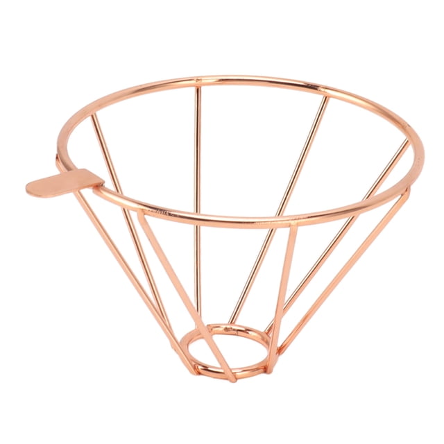 Stainless Steel Coffee Filter Holder Hand Drip Filter Holder Coffee Strainer Rack Funnel for Camping Outdoor Office